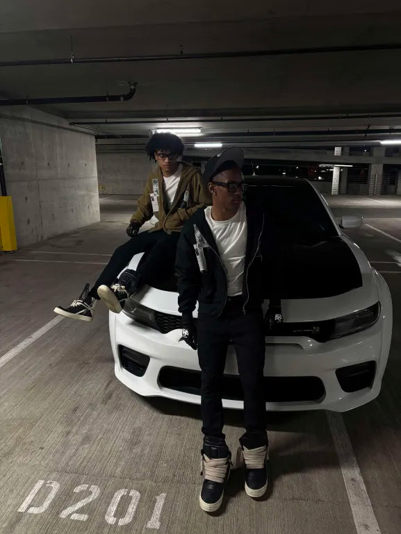 "Misfit" Green Zip up