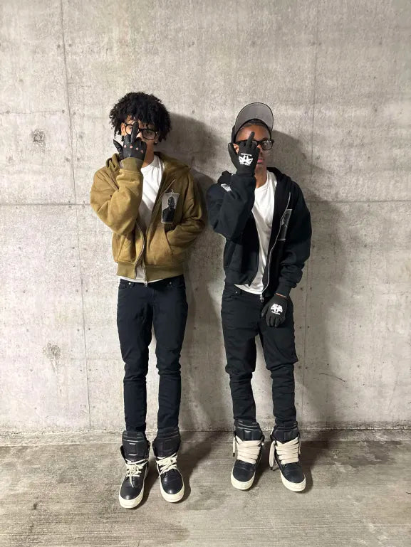 "Misfit" Green Zip up